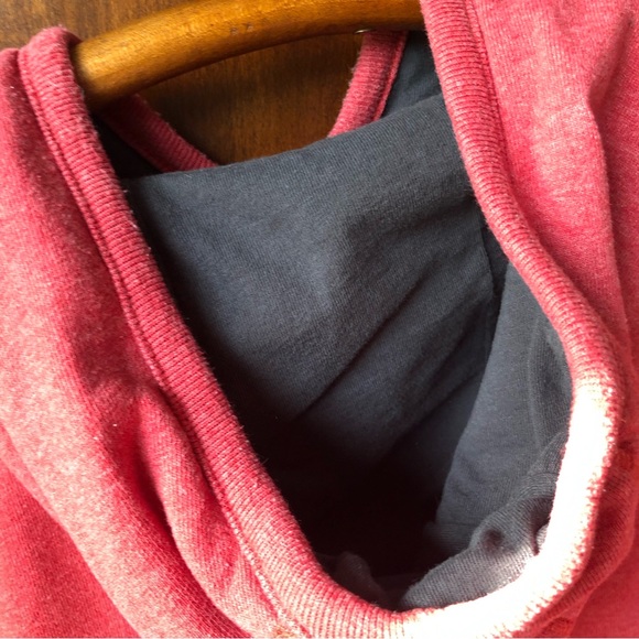 Men’s The North Face Red Hooded Fleece Sweatshirt Size Large - Picture 5 of 6